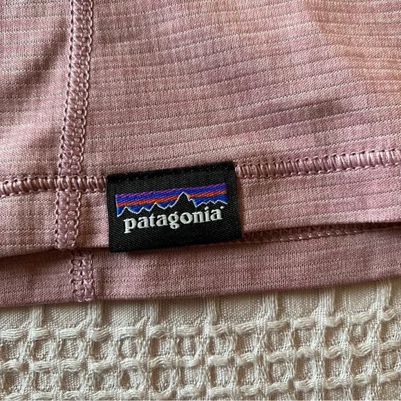 Patagonia Capilene Cool Lightweight Short Sleeve Shirt Small Pink Hike Run Camp - Picture 6 of 12